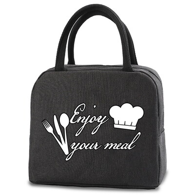 Geantă de prânz izolată pentru femei Genți frigorifice unisex Geantă termică Cutie de prânz portabilă Geanta alimentară Seria alimentară Saci de prânz pentru muncă