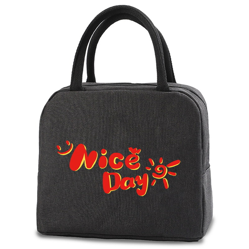 Geantă de prânz izolată pentru femei Genți frigorifice unisex Geantă termică Cutie de prânz portabilă Geanta alimentară Seria alimentară Saci de prânz pentru muncă