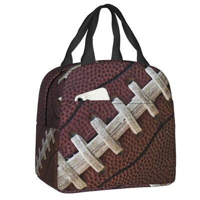 Soccer Splatz torba za ručak za žene Nogometni uzorak, prijenosni hladnjak, toplinski izolirana kutija za ručak, višenamjenska Bento kutija za hranu