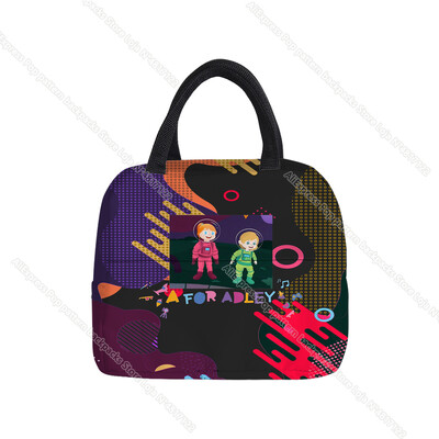 A pentru Adley Unicorn Cutie de prânz termoizolată Curcubeu Tote Cooler Geanta de mână Bento Husă Container pentru cină Geantă de depozitare a alimentelor pentru școală