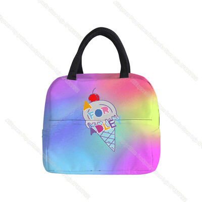 A pentru Adley Unicorn Cutie de prânz termoizolată Curcubeu Tote Cooler Geanta de mână Bento Husă Container pentru cină Geantă de depozitare a alimentelor pentru școală