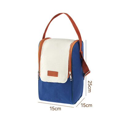 Noua geantă rotundă termică pentru cutie de prânz, geantă termoizolată impermeabilă pentru alimente pentru copii, să păstreze proaspăt genți de umăr, mai rece, pungă portabilă de depozitare bento