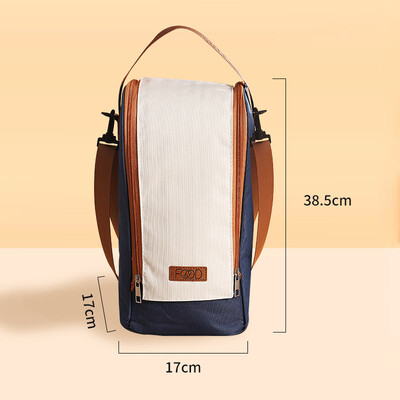 Noua geantă rotundă termică pentru cutie de prânz, geantă termoizolată impermeabilă pentru alimente pentru copii, să păstreze proaspăt genți de umăr, mai rece, pungă portabilă de depozitare bento