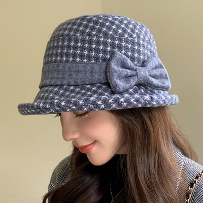 Pălărie de top pentru femei, toamnă iarnă, groasă, caldă, laminată, din pânză, șapcă de pescar de înaltă calitate, pălărie de bazin de lână