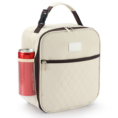 Geantă de prânz pentru femei Geantă de prânz izolată pentru bărbați adulți Geantă mică de prânz pentru munca de birou - Geantă frigorifică rezistentă la scurgeri