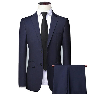 Costume pentru bărbați Nuntă Elegant 3 piese Set 2 ținute pentru mire 2024 Blazere Jachete Veste Pantaloni Îmbrăcăminte formală de lux