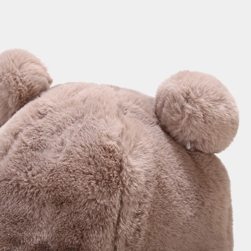 Pălărie cu găleată din blană de leopard, toamnă iarnă, pălărie de pluș, pălărie de pescar, moale, caldă, groasă, pălărie cu găleată de protecție