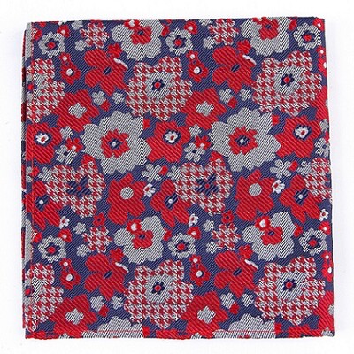 Tailor Smith vīriešu kabatlakats, grezns 100% zīda austs žakarda puķains punktveida rūtains vīrieša kabatas kvadrātveida biznesa kāzu kleita.