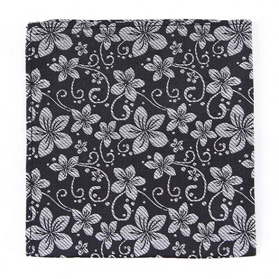 Tailor Smith vīriešu kabatlakats, grezns 100% zīda austs žakarda puķains punktveida rūtains vīrieša kabatas kvadrātveida biznesa kāzu kleita.