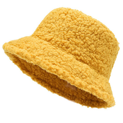 Bieza jēra kausa cepure ziemas plīša vilna silta plakana zvejnieka cepure āra vēja necaurlaidīga Panama bļoda Beanie ielas cepures sievietēm