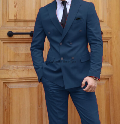 Formal roșu dublu slim fit costume pentru bărbați ocazional bal petrecere de seară stil englezesc 2 piese jachetă pantaloni set blazer