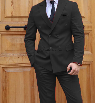 Formal roșu dublu slim fit costume pentru bărbați ocazional bal petrecere de seară stil englezesc 2 piese jachetă pantaloni set blazer