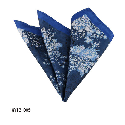 Linbaiway Vintage Floral εμπριμέ μαντήλι για άνδρες και γυναίκες Paisley Floral Pocket Square Hankies Wedding Party Πετσέτα στήθους