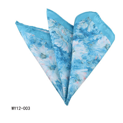 Linbaiway Vintage Floral εμπριμέ μαντήλι για άνδρες και γυναίκες Paisley Floral Pocket Square Hankies Wedding Party Πετσέτα στήθους