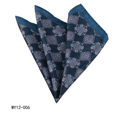 Linbaiway Vintage Floral εμπριμέ μαντήλι για άνδρες και γυναίκες Paisley Floral Pocket Square Hankies Wedding Party Πετσέτα στήθους