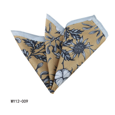 Linbaiway Vintage Floral εμπριμέ μαντήλι για άνδρες και γυναίκες Paisley Floral Pocket Square Hankies Wedding Party Πετσέτα στήθους