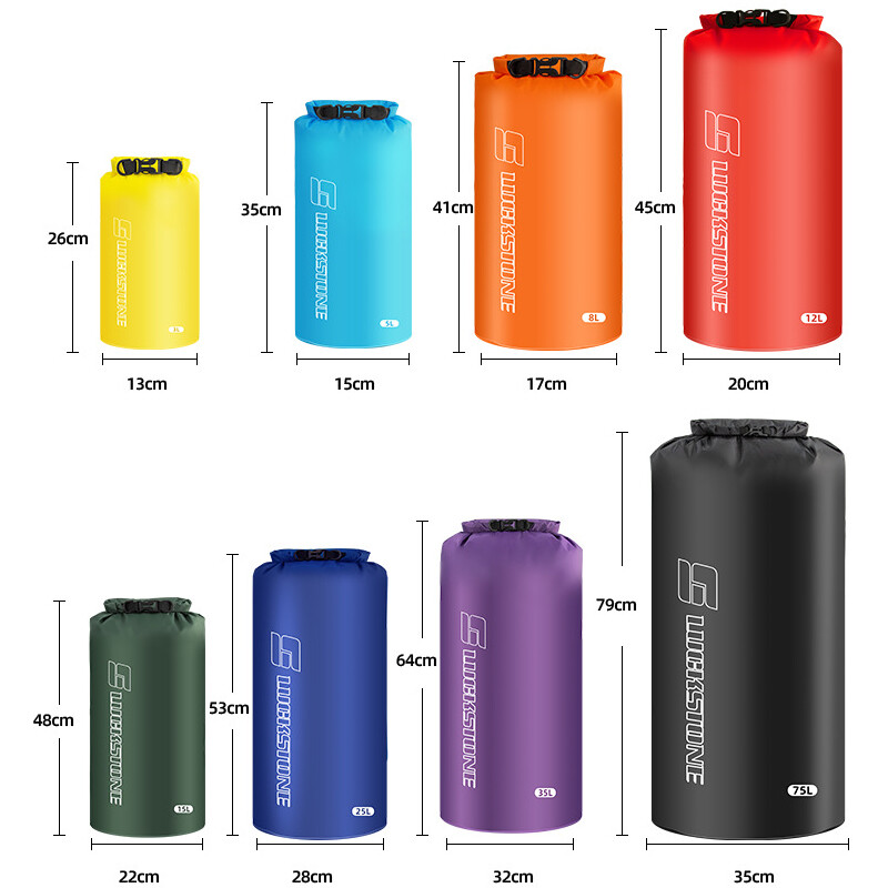 3/5/8/12/15/25/35/75L Geantă uscată, impermeabilă, ultraușoară, în derivă, pentru îmbrăcăminte de înot, geantă de depozitare, rafting, caiac, geantă de sport