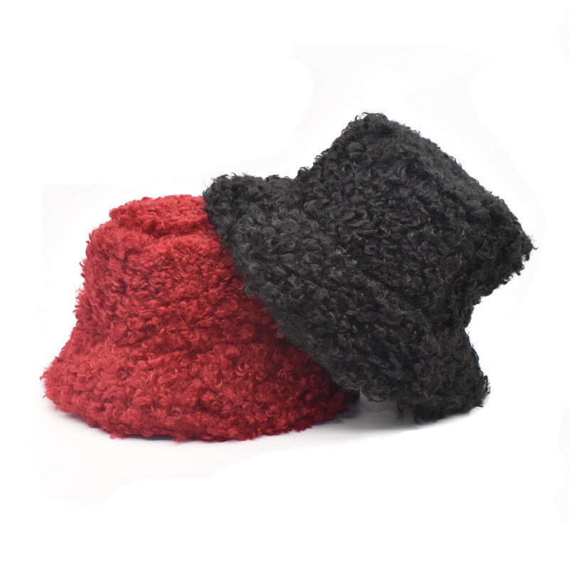 Šešir ribarski šešir Panama Zima Plišani pas Janjeća vuna Ženska modna ležerna šešir Šešir Kapa za zaštitu ušiju