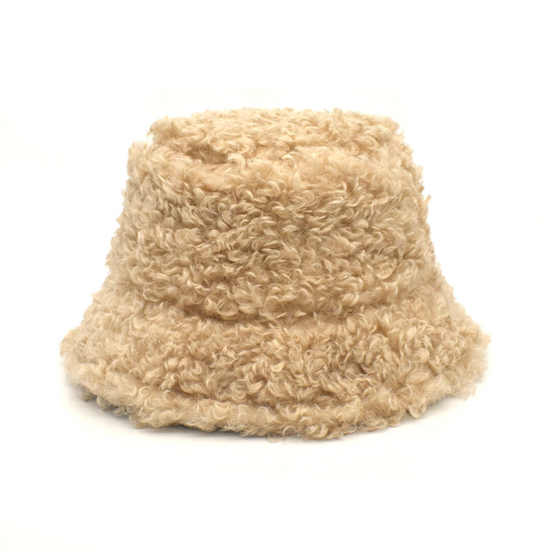 Šešir ribarski šešir Panama Zima Plišani pas Janjeća vuna Ženska modna ležerna šešir Šešir Kapa za zaštitu ušiju