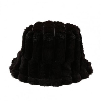 Pălării cu găleată de iarnă, modă, din pluș, caldă, cu dungi de epocă, cu protecție solară, șapci de pește, pălărie cu găleată, șapcă de culoare solidă, pentru femeie, în aer liber