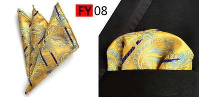 Моден ярък принт Копринени джобове Квадрат за мъже Бизнес Офис Сватбен подарък Парти Аксесоари Носни кърпички