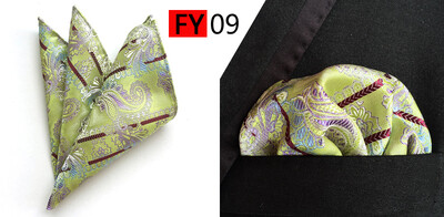 Моден ярък принт Копринени джобове Квадрат за мъже Бизнес Офис Сватбен подарък Парти Аксесоари Носни кърпички