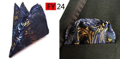 Моден ярък принт Копринени джобове Квадрат за мъже Бизнес Офис Сватбен подарък Парти Аксесоари Носни кърпички