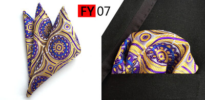 Моден ярък принт Копринени джобове Квадрат за мъже Бизнес Офис Сватбен подарък Парти Аксесоари Носни кърпички