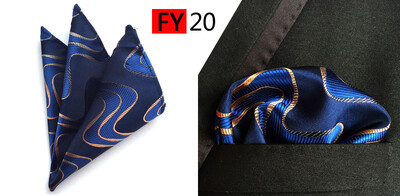 Моден ярък принт Копринени джобове Квадрат за мъже Бизнес Офис Сватбен подарък Парти Аксесоари Носни кърпички