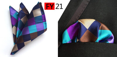 Моден ярък принт Копринени джобове Квадрат за мъже Бизнес Офис Сватбен подарък Парти Аксесоари Носни кърпички