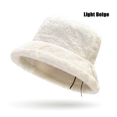 Pălărie nouă de toamnă și iarnă, groasă, caldă, prietenoasă cu pielea, moale, din pluș, pălărie cu găleată cu imprimeu leopard