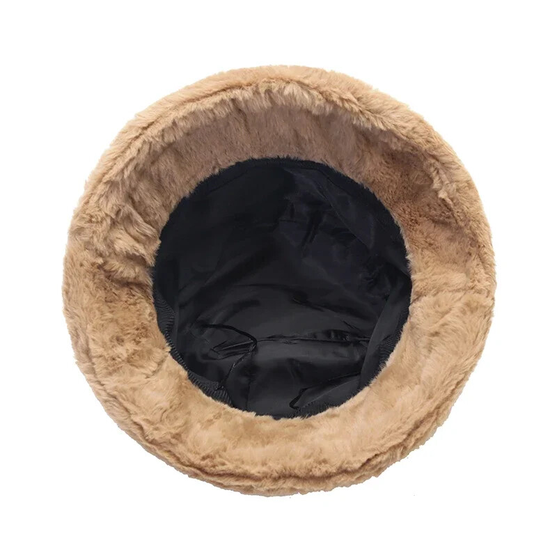 Pălărie nouă de toamnă și iarnă, groasă, caldă, prietenoasă cu pielea, moale, din pluș, pălărie cu găleată cu imprimeu leopard