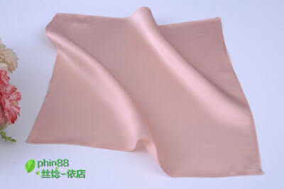 100% čista svila 16 momme saten svila Četvrtasti rupčić Muška džepna maramica 13"x13" WJ006