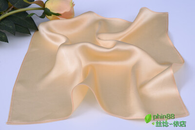 100% čista svila 16 momme saten svila Četvrtasti rupčić Muška džepna maramica 13"x13" WJ006