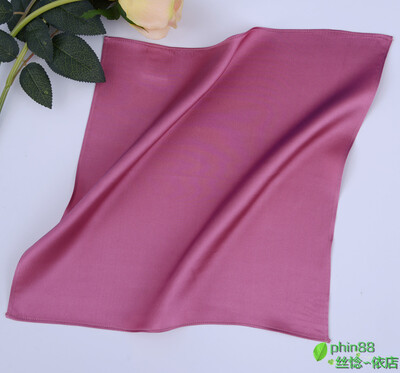 100% čista svila 16 momme saten svila Četvrtasti rupčić Muška džepna maramica 13"x13" WJ006