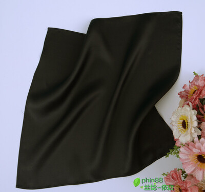 100% čista svila 16 momme saten svila Četvrtasti rupčić Muška džepna maramica 13"x13" WJ006