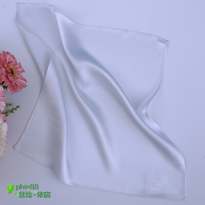 100% čista svila 16 momme saten svila Četvrtasti rupčić Muška džepna maramica 13"x13" WJ006