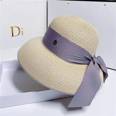 Șapcă femeie pălărie de plajă pălărie de găleată în stil Hepburn pălărie de vară cu design retro de călătorie cu protecție solară pălărie de paie parasolar pălărie de pescar cască de soare