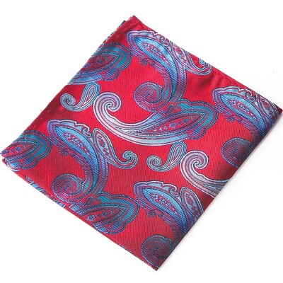 Tailor Smith muški rupčić Hanky Man Paisley cvjetni jacquard tkani džepni kvadrat Poslovni dodaci za odijelo za vjenčanje