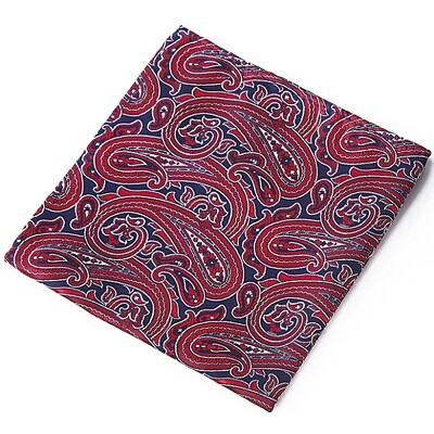Tailor Smith muški rupčić Hanky Man Paisley cvjetni jacquard tkani džepni kvadrat Poslovni dodaci za odijelo za vjenčanje