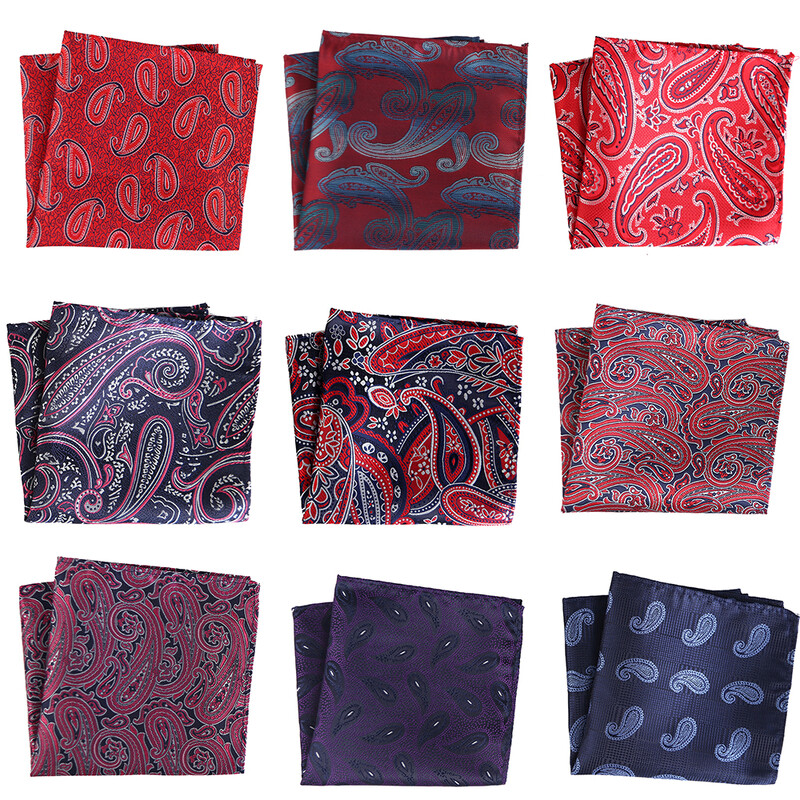 Tailor Smith muški rupčić Hanky Man Paisley cvjetni jacquard tkani džepni kvadrat Poslovni dodaci za odijelo za vjenčanje