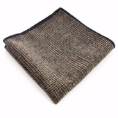 GUSLESON Muški vuneni rupčić Jednobojni džepni kvadratni ručnik za odijela Maramice od kašmira za vjenčanje Ručnik za žene