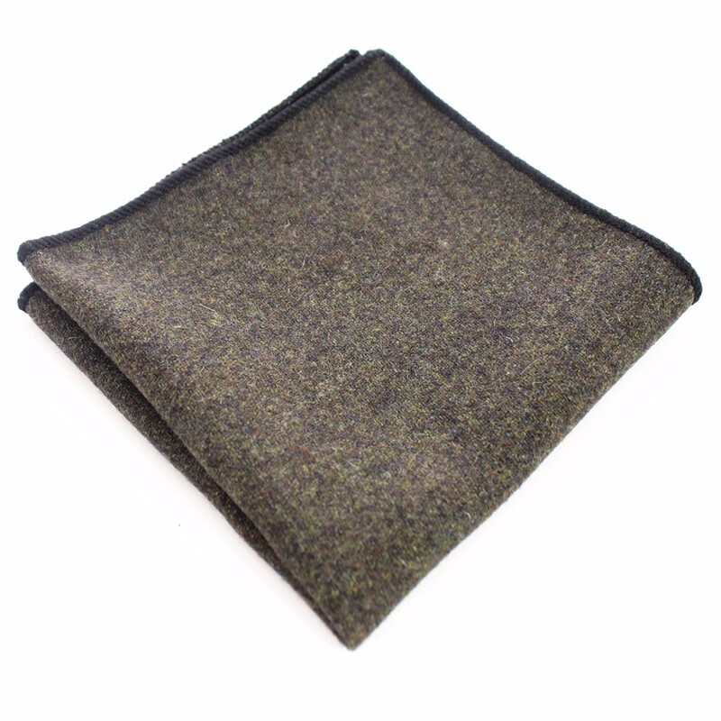 GUSLESON Muški vuneni rupčić Jednobojni džepni kvadratni ručnik za odijela Maramice od kašmira za vjenčanje Ručnik za žene
