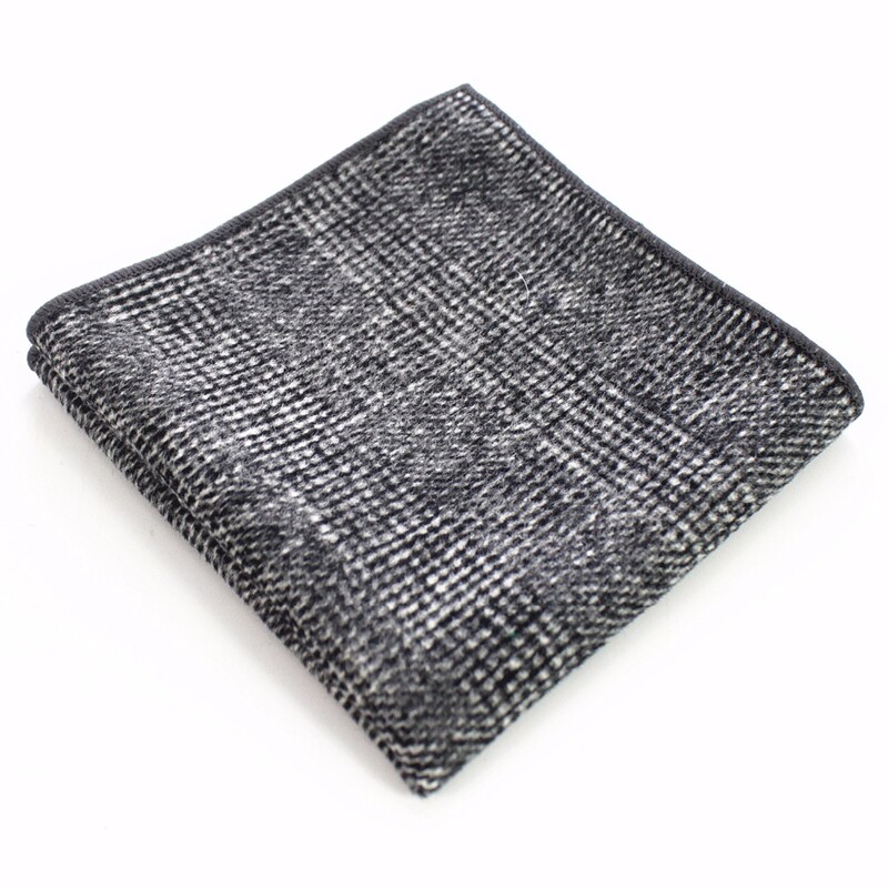 GUSLESON Muški vuneni rupčić Jednobojni džepni kvadratni ručnik za odijela Maramice od kašmira za vjenčanje Ručnik za žene