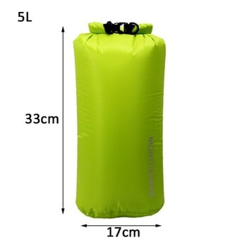 Αδιάβροχη 30D Dry Bag Nylon Ultralight Swimming Trekking Αποθήκευση Τσάντες Ιστιοπλοΐα Κανό Βαρκάδα Αντίσταση στο νερό για σχεδία κατασκήνωσης