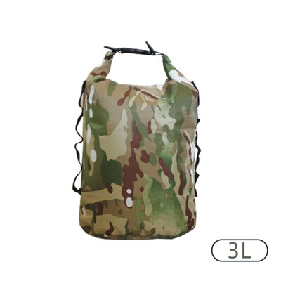 Geantă impermeabilă de camuflaj, sac uscat, husă impermeabilă pentru telefon, plutitoare, plimbări cu barca, caiac, geantă de camping pentru accesorii de înot în aer liber