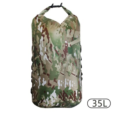 Geantă impermeabilă de camuflaj, sac uscat, husă impermeabilă pentru telefon, plutitoare, plimbări cu barca, caiac, geantă de camping pentru accesorii de înot în aer liber