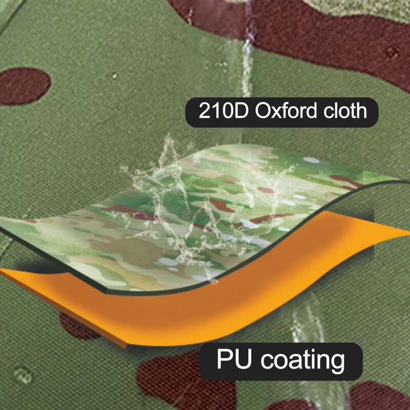 Geantă impermeabilă de camuflaj, sac uscat, husă impermeabilă pentru telefon, plutitoare, plimbări cu barca, caiac, geantă de camping pentru accesorii de înot în aer liber