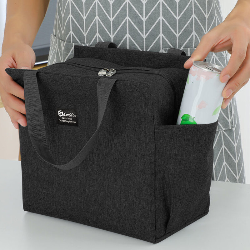 Geantă reutilizabilă cutie de prânz pentru copii Genți de tote izolate Seria de imprimare cu fluturi impermeabilă Picnic în aer liber Hi-Q