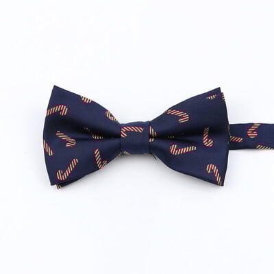 Muška božićna leptir mašna Visokokvalitetni jacquard tkani crveno plavi komplet leptir mašna roditelj-dijete Festivalska tema Djed Božićnjak Dodatak za kravatu